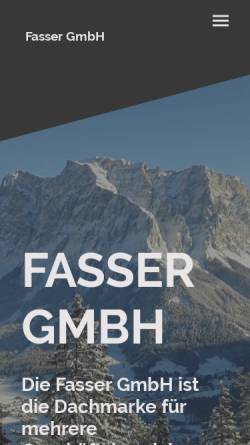 Vorschau der mobilen Webseite www.fasser-lermoos.com, Alpenhäuser Lermoos