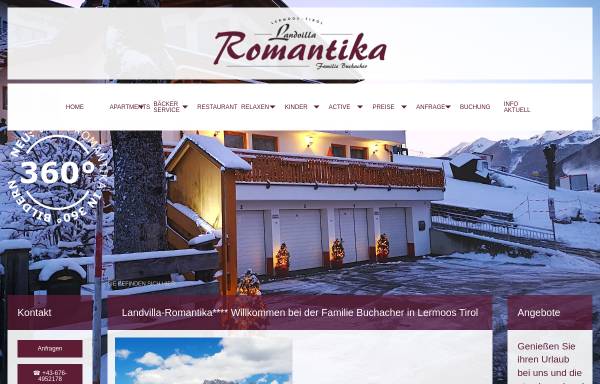 Vorschau von www.villa-romantika.at, Landvilla Romantika