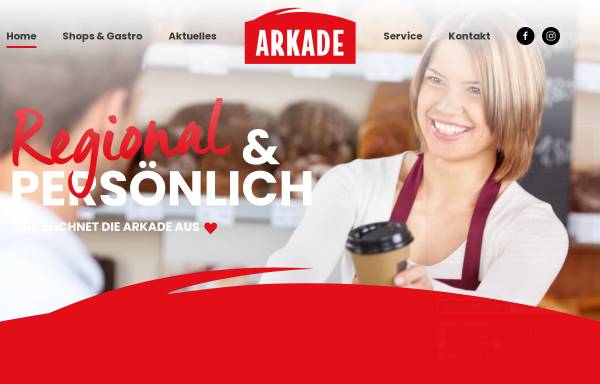 Vorschau von www.arkade-liezen.at, Arkade Einkaufszentrum