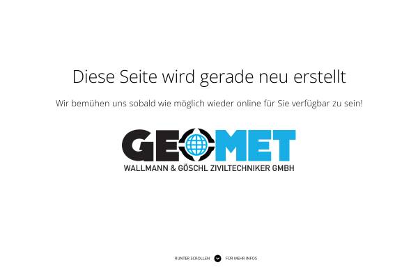 Vorschau von www.geomet.at, Geomet - Wallmann & Göschl Ziviltechniker GmbH