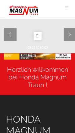 Vorschau der mobilen Webseite www.honda-magnum.com, Honda Magnum
