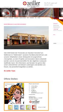 Vorschau der mobilen Webseite www.zeiler.at, Ing. R. Zeiler GmbH