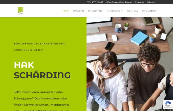 Vorschau von www.hak-schaerding.at, Handelsakademie und Handelsschule Schärding