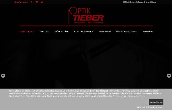 Vorschau von www.optik-tieber.at, Optik Tieber