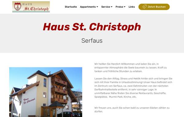 Vorschau von www.st-christoph.com, Haus St. Christoph