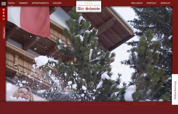 Vorschau von www.alte-schmiede-serfaus.at, Hotel Alte Schmiede