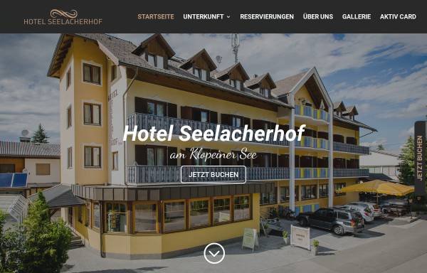 Vorschau von www.seelacherhof.at, Hotel Seelacherhof zwischen Klopeiner See und Kleinsee
