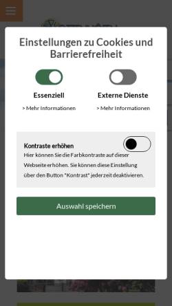 Vorschau der mobilen Webseite www.ottenhoefen.de, Ottenhöfen im Schwarzwald