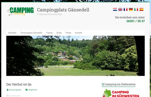 Campingplatz Gänsedell
