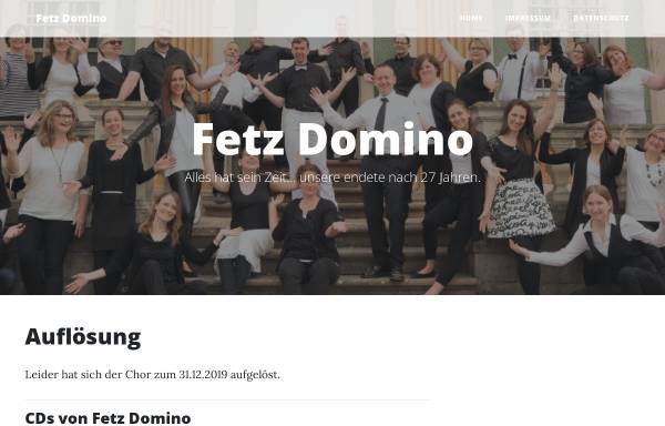 Vorschau von www.fetz-domino.de, Fetz Domino