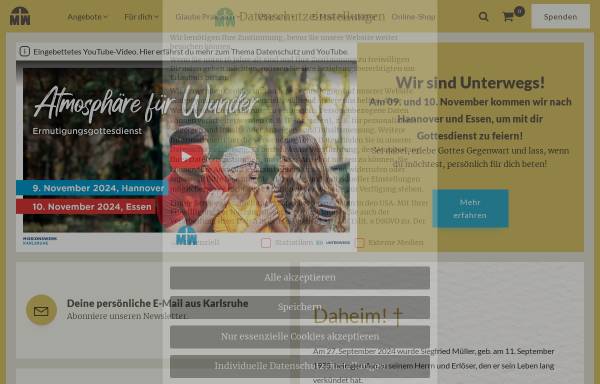 Vorschau von www.missionswerk.de, Missionswerk Karlsruhe