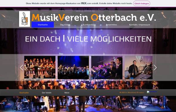 Vorschau von www.musikvereinotterbach.de, Musikverein Otterbach