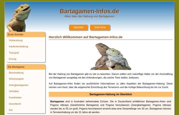 Vorschau von www.bartagamen-infos.de, Bartagamen-Infos