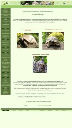 Vorschau der mobilen Webseite www.landschildkroeten-galerie.de, Europäische Landschildkröten