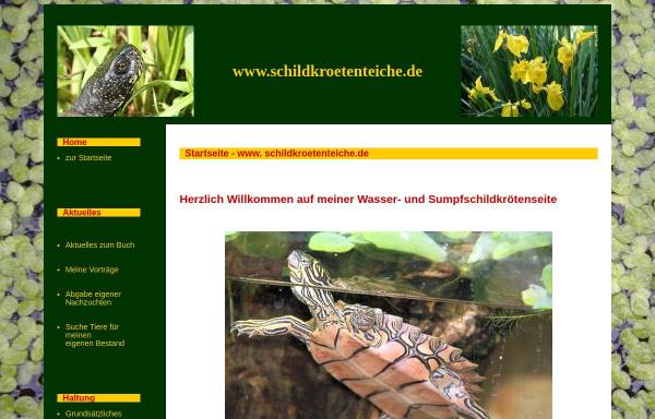 Vorschau von www.schildkroetenteiche.de, Schildkrötenteiche