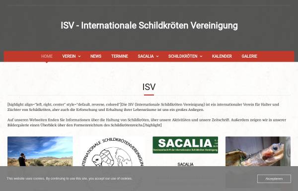 Vorschau von www.isv.cc, Internationale Schildkröten Vereinigung