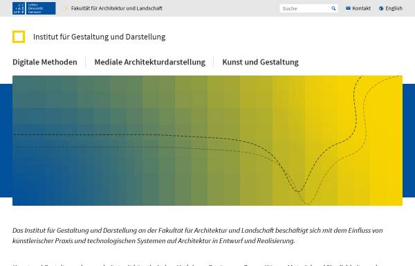 Vorschau von www.igd.uni-hannover.de, Institut für Gestaltung und Darstellung