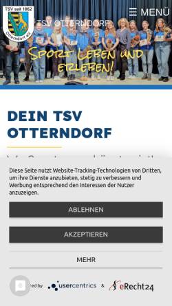 Vorschau der mobilen Webseite www.tsv-otterndorf.de, TSV Otterndorf von 1862 e.V.
