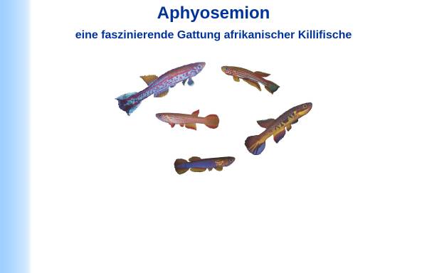 Vorschau von www.aphyosemion.de, Aphyosemion-Seiten