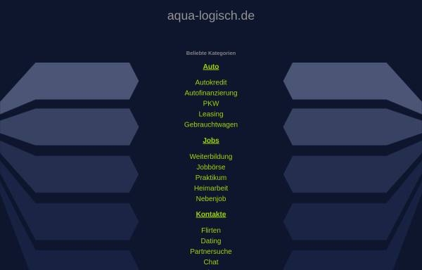 Vorschau von www.aqua-logisch.de, Aqua-Logisch - Jackys Aquaristikpage