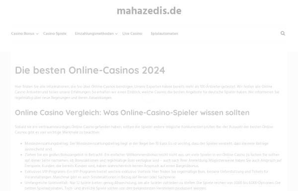 Vorschau von www.mahazedis.de, Mahazedis