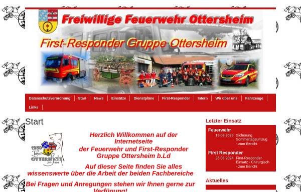 Vorschau von www.firstresponder-ottersheim.de, Freiwillige Feuerwehr Ottersheim