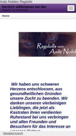 Vorschau der mobilen Webseite asilenobiles.beepworld.de, Asile Nobiles