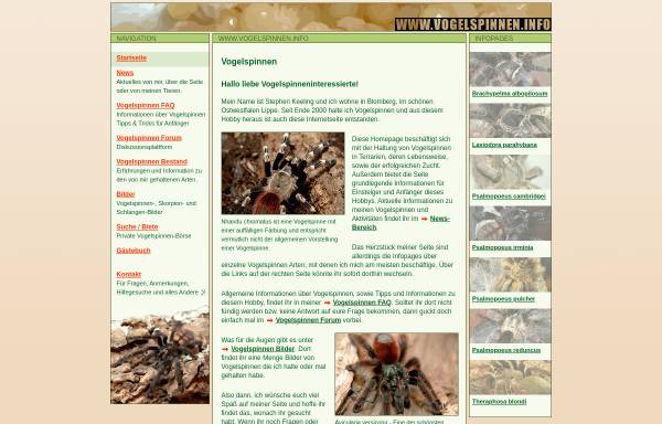 Vogelspinnen.info