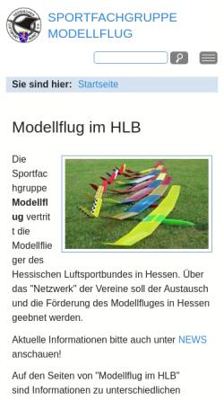 Modellflug im Hessischen Luftsportbund (HLB)