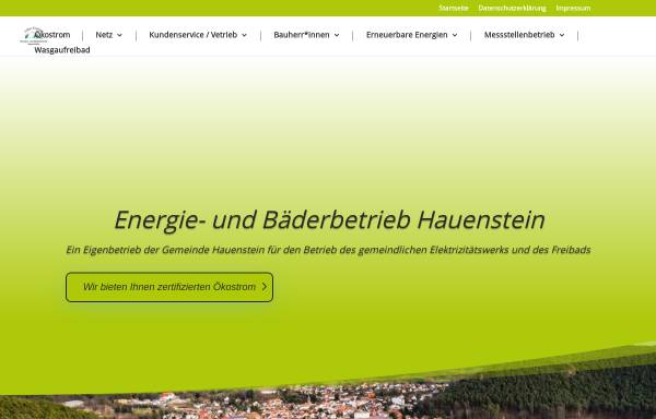 Elektrizitätswerk Gemeinde Hauenstein