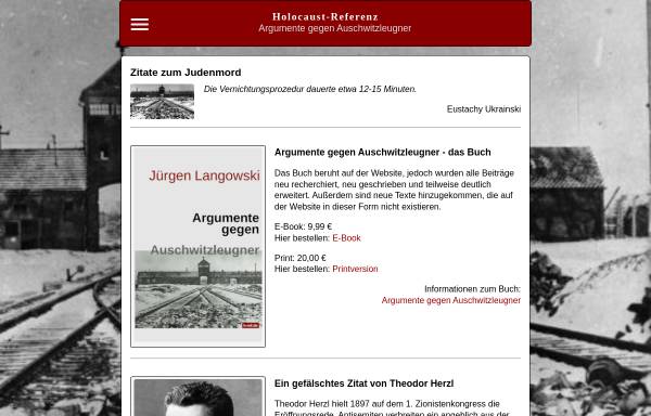 Vorschau von www.h-ref.de, Holocaust-Referenz