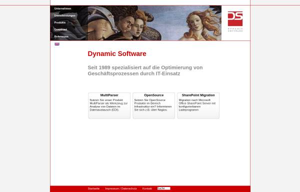 Vorschau von www.dynamic.de, Dynamic Software GmbH