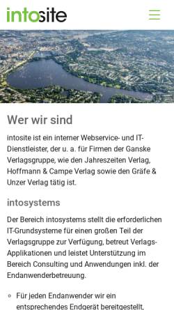 Vorschau der mobilen Webseite www.ipublish.de, iPUBLISH Ganske Interactive Publishing GmbH