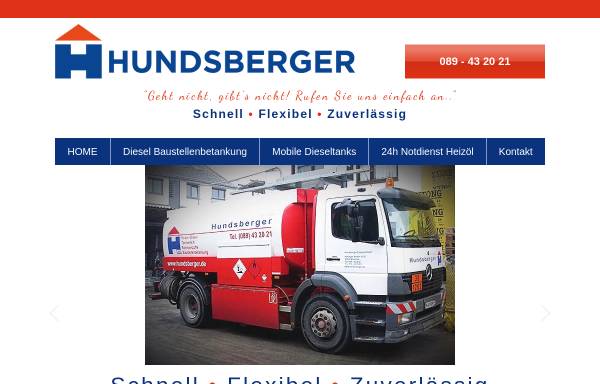 Vorschau von www.hundsberger.de, Hans Hundsberger GmbH
