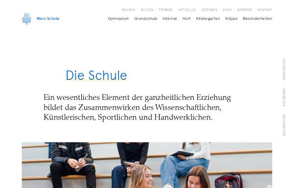Vorschau von www.merz-schule.de, Merz-Schule