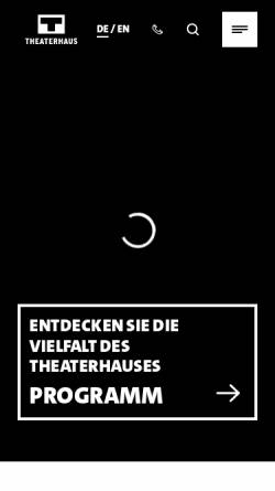 Vorschau der mobilen Webseite www.theaterhaus.com, Theaterhaus