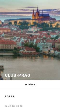 Vorschau der mobilen Webseite www.club-prag.de, Club Prag