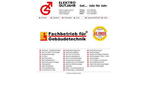 Vorschau von www.elektro-gutjahr.de, Elektro Gutjahr GmbH