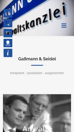 Vorschau der mobilen Webseite www.gassmann-seidel.de, Gaßmann & Seidel