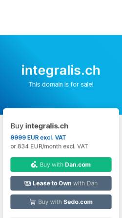 Vorschau der mobilen Webseite www.integralis.ch, Integralis (Schweiz) AG Filiale Glattbrugg