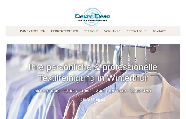 Vorschau von www.clever-clean.ch, Clever Clean