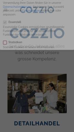 Vorschau der mobilen Webseite www.cozzio.ch, Cozzio