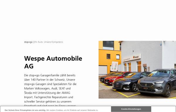 Vorschau von www.autowespe.ch, Wespe Automobile AG