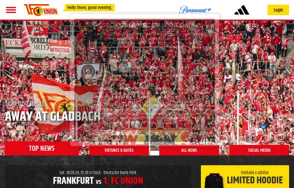 Vorschau von www.fc-union-berlin.de, 1. FC Union Berlin