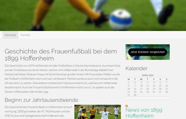 Vorschau von www.tsg-hoffenheim-frauen.de, TSG 1899 Hoffenheim - Frauenfussball