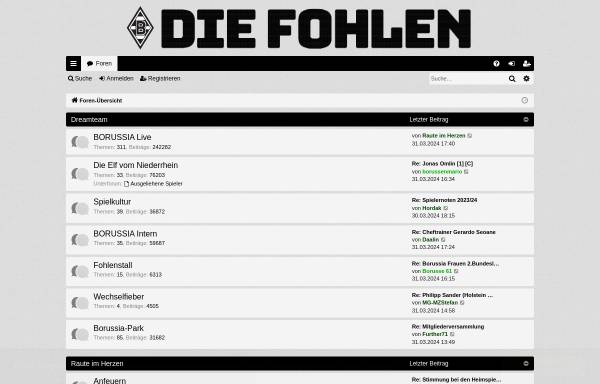Vorschau von forum.borussia.de, Borussia - Forum