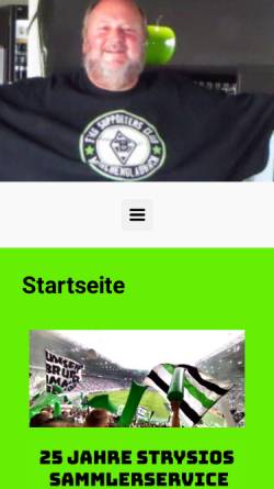 Vorschau der mobilen Webseite strysio.de, Strysio
