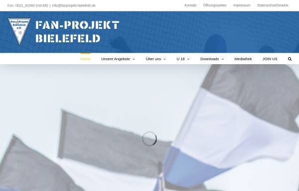 Vorschau von www.fanprojekt-bielefeld.de, Fan-Projekt Bielefeld e.V.