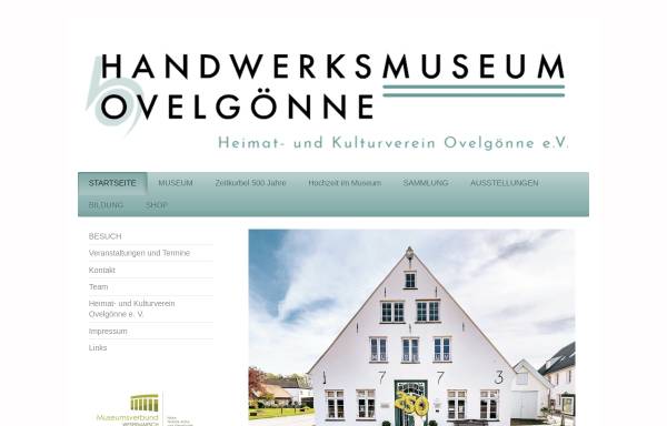 Vorschau von www.xn--handwerksmuseum-ovelgnne-5oc.de, Handwerksmuseum Ovelgönne