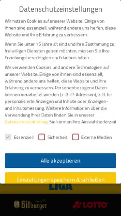 Vorschau der mobilen Webseite tuskoblenz.de, TuS Koblenz